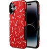 image:imageCasely iPhone 16 Case  Peppermint Kiss  Candy Cane  Bold Protective Design  MagSafe Compatible Design