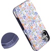 image:imageCasely iPhone 16 Case  Poppy Meadows  Pastel Floral  Bold Protective Design  Compatible with MagSafe