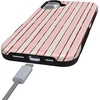 image:imageCasely iPhone 16 Case  Pretty in Pastel  Blush Stripes  Bold Protective Design  MagSafe Compatible Design