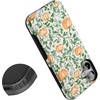image:imageCasely iPhone 16 Case  Pumpkin Patch  Green Vines  Bold Protective Design  MagSafe Compatible Design