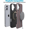 image:imageCasely iPhone 16 Case  Sunday in Brooklyn  Chocolate Blue Stripes  Bold Protective Design  Compatible with MagSafe