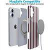 image:imageCasely iPhone 16 Case  Sunday in Brooklyn  Chocolate Blue Stripes  Compatible with MagSafe  Classic Ultra Slim Design