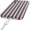 image:imageCasely iPhone 16 Case  Sunday in Brooklyn  Chocolate Blue Stripes  Compatible with MagSafe  Classic Ultra Slim Design