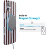 image:imageCasely iPhone 16 Case  Sunday in Brooklyn  Chocolate Blue Stripes  Compatible with MagSafe  Classic Ultra Slim Design