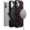 image:imageCasely iPhone 16 Case  Sweet Revenge  Cherry Skulls  Bold Protective Design  Compatible with MagSafe