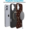 image:imageCasely iPhone 16 Case  Teddy Bows  Brown Polka Dot  Bold Protective Design  MagSafe Compatible Design