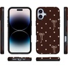 image:imageCasely iPhone 16 Case  Teddy Bows  Brown Polka Dot  Bold Protective Design  MagSafe Compatible Design