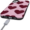 image:imageCasely iPhone 16 Case  Whole Lotta Love  Plum Hearts  Bold Protective Design  MagSafe Compatible Design