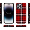 image:imageCasely iPhone 16 Pro Max Case  As if  Red Plaid  Bold Protective Design  MagSafe Compatible Design