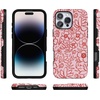 image:imageCasely iPhone 16 Pro Max Case  Blush Garden  Floral Doodle  Bold Protective Design  Compatible with MagSafe