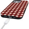 image:imageCasely iPhone 16 Pro Max Case  Checked Twice  Red Plaid  Bold Protective Design  MagSafe Compatible Design
