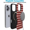 image:imageCasely iPhone 16 Pro Max Case  Checked Twice  Red Plaid  Bold Protective Design  MagSafe Compatible Design