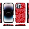 image:imageCasely iPhone 16 Pro Max Case  Final Rose  Red amp Pink Floral  Bold Protective Design  MagSafe Compatible Design