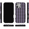 image:imageCasely iPhone 16 Pro Max Case  Harlequin Midnight Diamond  Black and Purple  Bold Protective Design  MagSafe Compatible Design