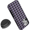 image:imageCasely iPhone 16 Pro Max Case  Harlequin Midnight Diamond  Black and Purple  Bold Protective Design  MagSafe Compatible Design