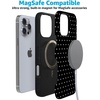 image:imageCasely iPhone 16 Pro Max Case  On the Dot  Black Polka Dot  Bold Protective Design  Compatible with MagSafe