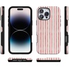 image:imageCasely iPhone 16 Pro Max Case  Pretty in Pastel  Blush Stripes  Bold Protective Design  MagSafe Compatible Design