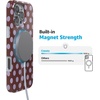 image:imageCasely iPhone 16 Pro Max Case  Spotted in SoHo  Burgundy Polka Dot  Compatible with MagSafe  Classic Ultra Slim Design