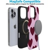 image:imageCasely iPhone 16 Pro Max Case  Whole Lotta Love  Plum Hearts  Bold Protective Design  MagSafe Compatible Design