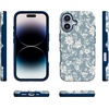 image:imageCasely iPhone 17 Case  Afternoon Tea  Blue Floral  Bold Protective Design  Compatible with MagSafe