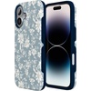 image:imageCasely iPhone 17 Case  Afternoon Tea  Blue Floral  Bold Protective Design  Compatible with MagSafe
