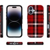 image:imageCasely iPhone 17 Case  As if  Red Plaid  Bold Protective Design  MagSafe Compatible Design