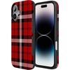 image:imageCasely iPhone 17 Case  As if  Red Plaid  Bold Protective Design  MagSafe Compatible Design