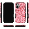 image:imageCasely iPhone 17 Case  Blush Garden  Floral Doodle  Bold Protective Design  Compatible with MagSafe
