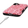 image:imageCasely iPhone 17 Case  Blush Garden  Floral Doodle  Bold Protective Design  Compatible with MagSafe