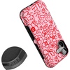 image:imageCasely iPhone 17 Case  Blush Garden  Floral Doodle  Bold Protective Design  Compatible with MagSafe