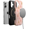 image:imageCasely iPhone 17 Case  Bubblegum Forest  Christmas Tree  Bold Protective Design  MagSafe Compatible Design