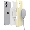 image:imageCasely iPhone 17 Case  Butter Yellow Stripes  Sunday Best  Compatible with MagSafe  Classic Ultra Slim Design