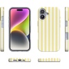 image:imageCasely iPhone 17 Case  Butter Yellow Stripes  Sunday Best  Compatible with MagSafe  Classic Ultra Slim Design