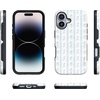 image:imageCasely iPhone 17 Case  Cottage Stripe  Blue Floral  Bold Protective Design  Compatible with MagSafe