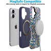 image:imageCasely iPhone 17 Case  Full Bloom  Navy Floral  Bold Protective Design  Compatible with MagSafe