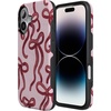 image:imageCasely iPhone 17 Case  Love Me Knot  Mauve Bow  Bold Protective Design  MagSafe Compatible Design