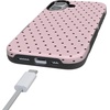 image:imageCasely iPhone 17 Case  On the Dot  Pink amp Brown Polka Dot  Bold Protective Design  Compatible with MagSafe