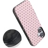 image:imageCasely iPhone 17 Case  On the Dot  Pink amp Brown Polka Dot  Bold Protective Design  Compatible with MagSafe