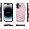 image:imageCasely iPhone 17 Case  On the Dot  Pink amp Brown Polka Dot  Bold Protective Design  Compatible with MagSafe