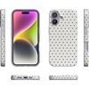 image:imageCasely iPhone 17 Case  On the Dot  White Polka Dot  Compatible with MagSafe  Classic Ultra Slim Design