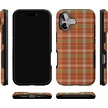 image:imageCasely iPhone 17 Case  Spiced Chai  Fall Plaid  Bold Protective Design  MagSafe Compatible Design