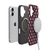image:imageCasely iPhone 17 Case  Spotted in SoHo  Burgundy Polka Dot  Bold Protective Design  Compatible with MagSafe