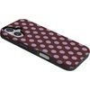 image:imageCasely iPhone 17 Case  Spotted in SoHo  Burgundy Polka Dot  Bold Protective Design  Compatible with MagSafe