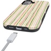image:imageCasely iPhone 17 Case  Sweet Stripes  Rainbow Pastel  Bold Protective Design  Compatible with MagSafe