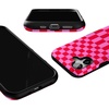 image:imageCasely iPhone 17 Case  Vibe Check  Pink Checkerboard  Bold Protective Design  Compatible with MagSafe
