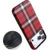 image:imageCasely iPhone 17 Pro Max Case  As if  Red Plaid  Bold Protective Design  MagSafe Compatible Design