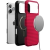 image:imageCasely iPhone 17 Pro Max Case  Best Dressed  Red Houndstooth  Bold Protective Design  MagSafe Compatible Design