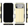 image:imageCasely iPhone 17 Pro Max Case  Butter Yellow Stripes  Sunday Best  Bold Protective Design  Compatible with MagSafe