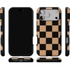 image:imageCasely iPhone 17 Pro Max Case  Fit Check  Black amp Brown Checkerboard  Bold Protective Design  MagSafe Compatible Design