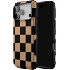 image:imageCasely iPhone 17 Pro Max Case  Fit Check  Black amp Brown Checkerboard  Bold Protective Design  MagSafe Compatible Design